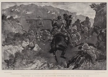 Trapped, a Picket of an Outpost Surprised on the Tugela River